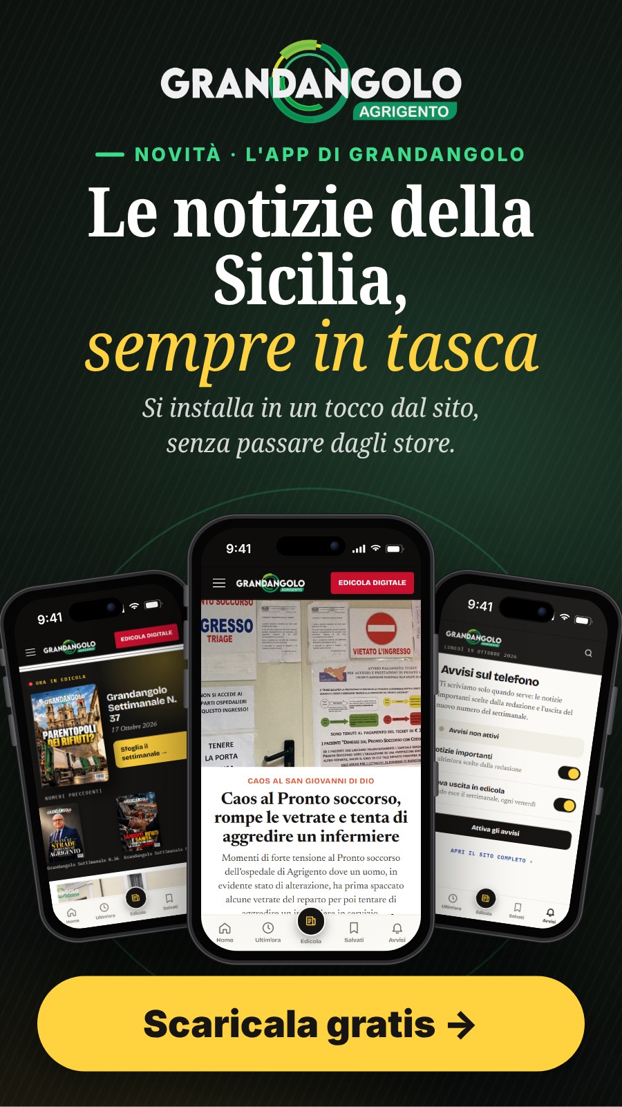 Scarica gratis l'app di Grandangolo